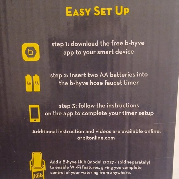 Orbit B-Hyve XD Bluetooth 4-Outlet Hose Faucet Timer Conserves Water New Sealed - Picture 7 of 12